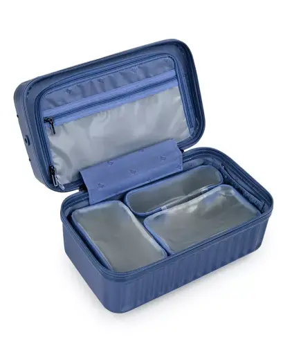 Luxe Hard Side Beauty Case - Navy - 3