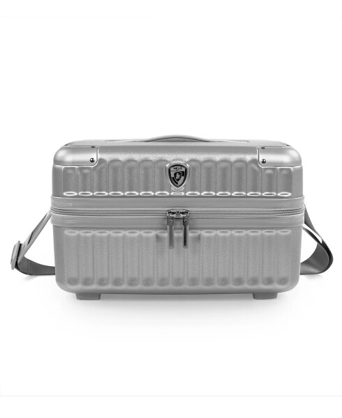 Luxe Hard Side Beauty Case Silver - 1