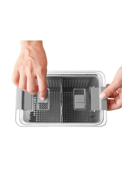 Luxury 3 Piece Refrigerator Organizer with Filter (2.5lt, 5lt, 9lt) Set - Storage Refrigerator Organizer 2.5 5 9 - 4