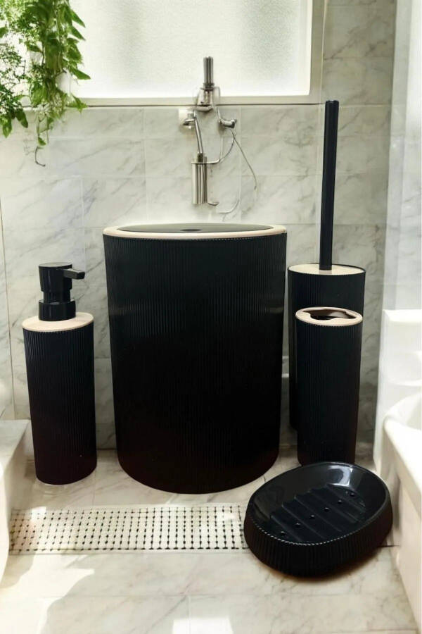 Luxury 4-Piece Bathroom Set with Elegant Design - 1