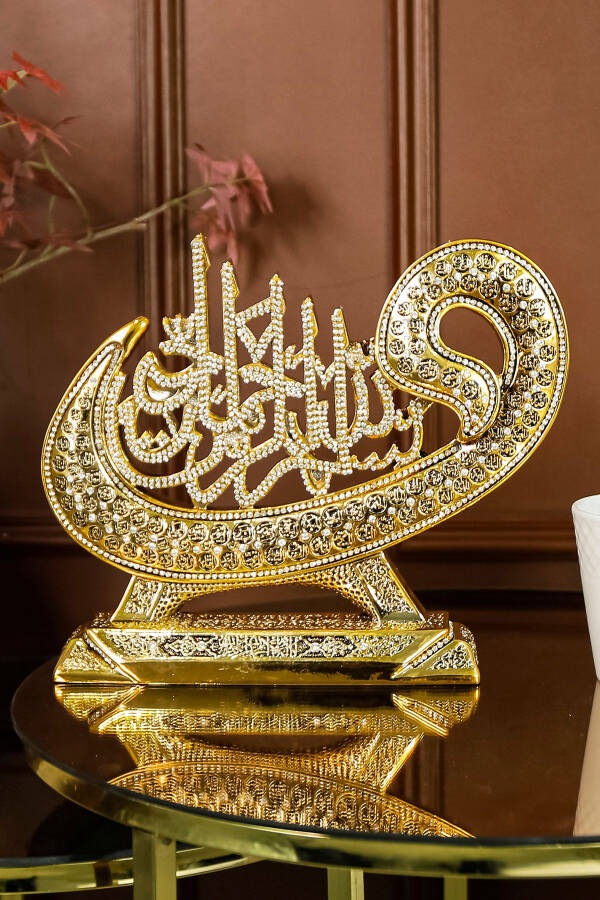 Luxury Decorative Gift Item Islamic Religious Object Vav Bismillah Al-Asma-Ul-Husna Figurine - 2