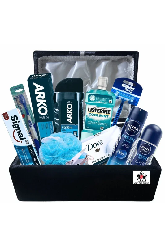 Luxury Men's Skin Care Set - Groom Engagement Dowry Treasure Chest Set - NIVEA