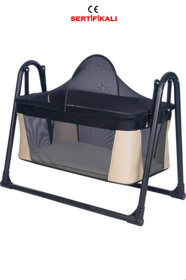 Luxury Portable Collapsible Bassinet Hammock Crib Bed - 1