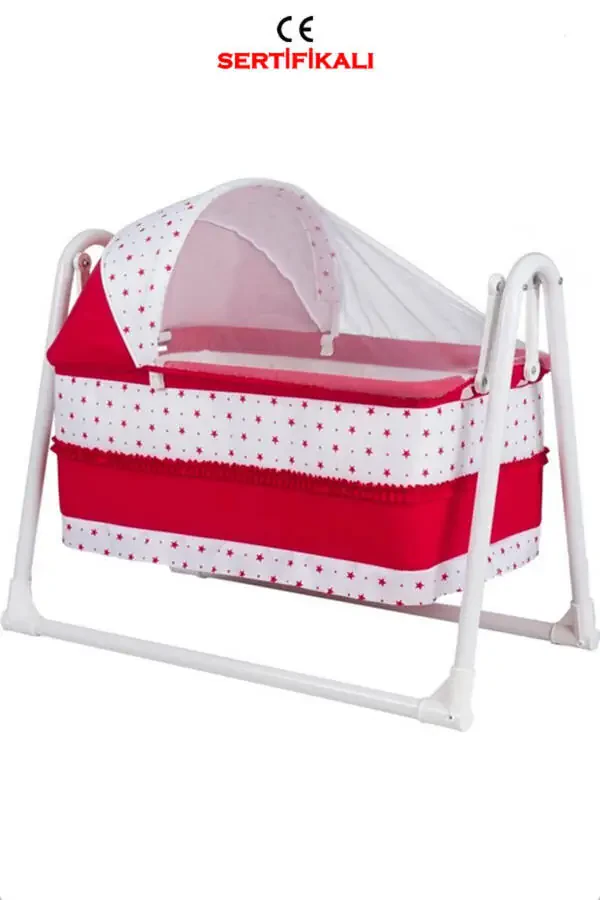 Luxury Portable Rocking Bassinet Basket Hammock Cradle - 1