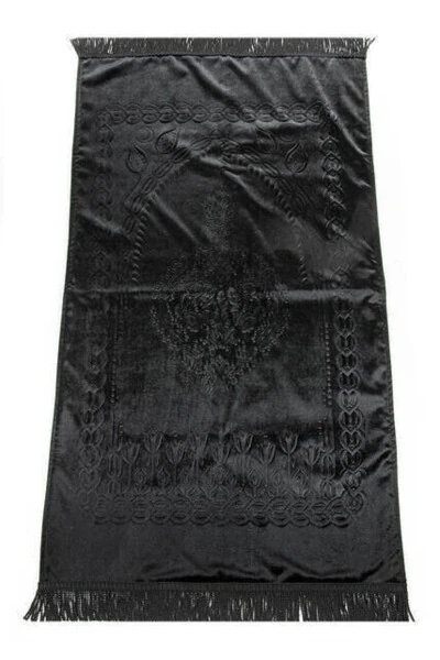 Luxury Special Pvc Boxed Gift Prayer Dowry Rug Set Black - 5