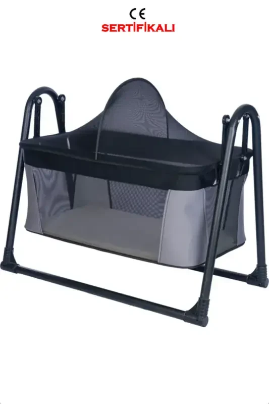 Luxury Swing Portable Setup Basket Bassinet Hammock Bed Cradle-GRAY - 1