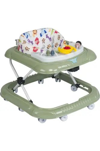 Luxury Toy 5 Different Musical and Lighted 3-Step Height Adjustment Spider Steering Baby Walker - AYVELLA (1)