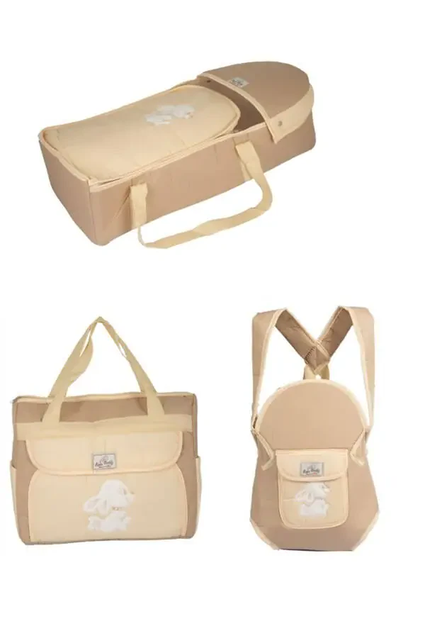 Luxury Tulle Bassinet Baby Rocking And Carrying Set - 3
