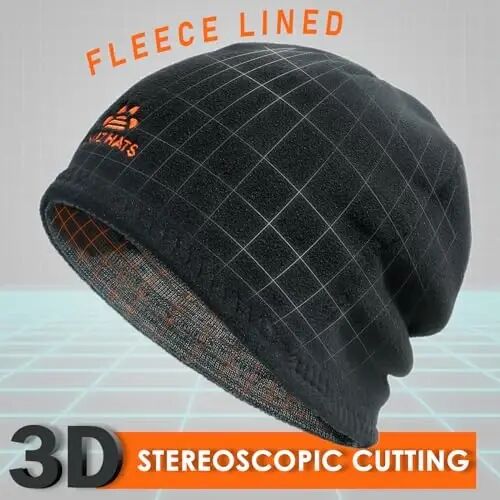 Lvaiz Erk зистон astarlangan трикотажная BEANIE Erkeklar uchun reversible Shamoldan saqlovchi soat qalpoq Issiq bosh suyagi ayollar uchun qalpoq - 3