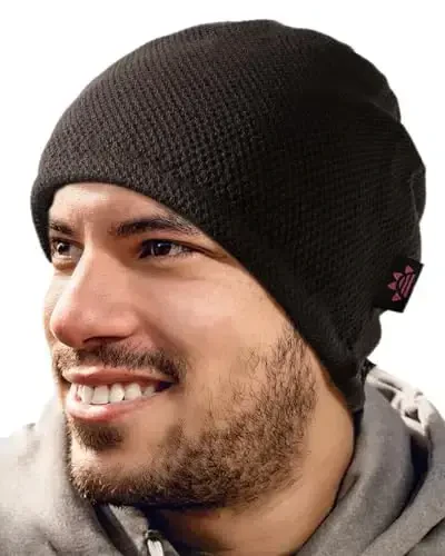 Lvaiz Mens Winter Beanie Hat Warm Fleece Lined Skull Cap for Men Reversible Women Windproof Watch Hat Knit Warm Unisex Beanie - LVAIZ (1)