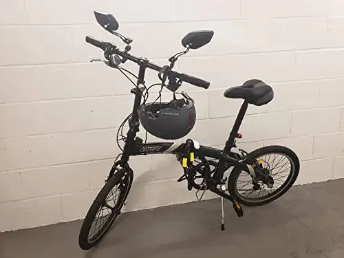 LX LERMX Bike Mirrors [Upgraded Version] Two PCS HD,Blast-Resistant, Glass Lens Bar End Mountain Bicycle Mirror Adjustable Bike Glass Mirror Rotatable Safe Rearview - 4