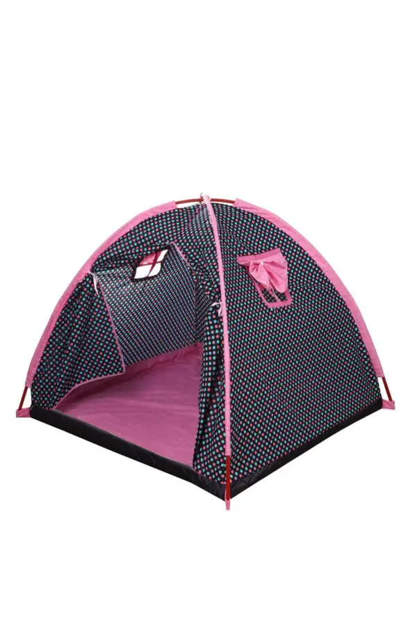 Lx Muhteşem Seri Çocuk Oyun Çadırı( B.p)-PEMBE MOR DAİRELER - 1