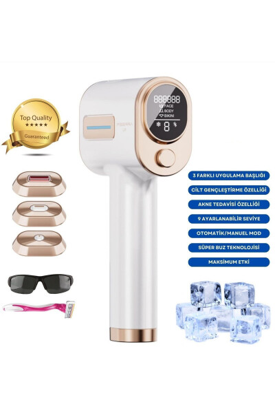 Lx9 Advanced New Generation 3-Head Ice IPL Laser Hair Removal Device - IPL Laser Hair Removal Device - 29