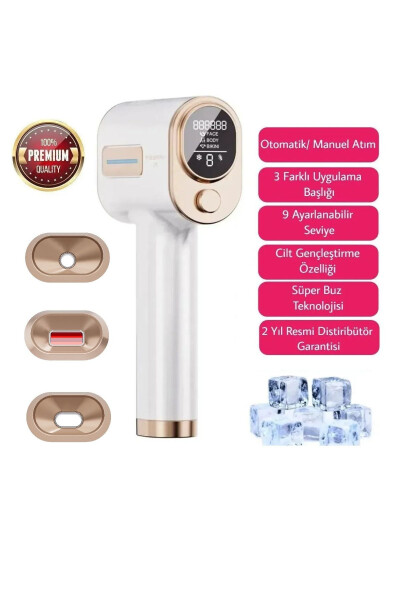 Lx9 Advanced New Generation 3-Head Ice IPL Laser Hair Removal Device - IPL Laser Hair Removal Device - 8