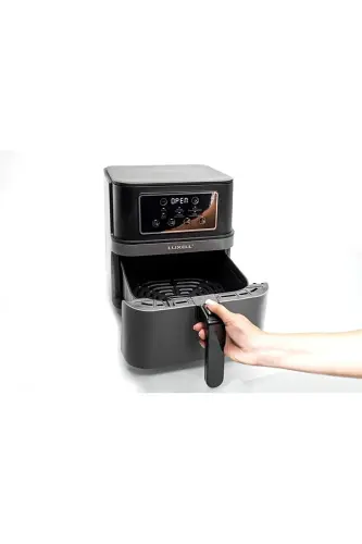 Lxaf-01 Fast Fryer Xxl 7.5 Litre (yağsız Hava Fritözü / Airfryer ) Cam Yağdanlık Hediyeli New Series - Siyah - 3