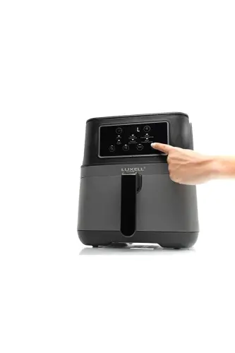 Lxaf-01 Fast Fryer Xxl 7.5 Litre (yağsız Hava Fritözü / Airfryer ) Cam Yağdanlık Hediyeli New Series - Siyah - 5