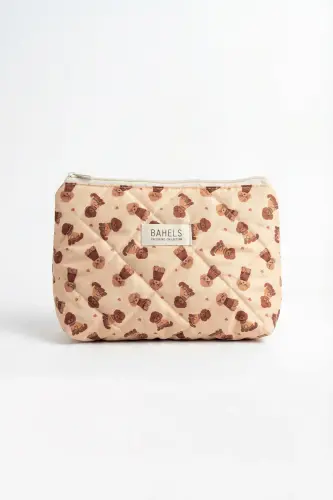 Lyla Honey Puppy Makyaj Çantası-Sarı28 