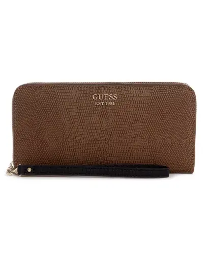 Lyndi Large Zip Around Wallet - Chestnut Multi 