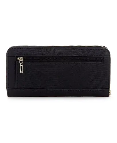 Lyndi Large Zip Around Wallet - Black - GUESS (1)