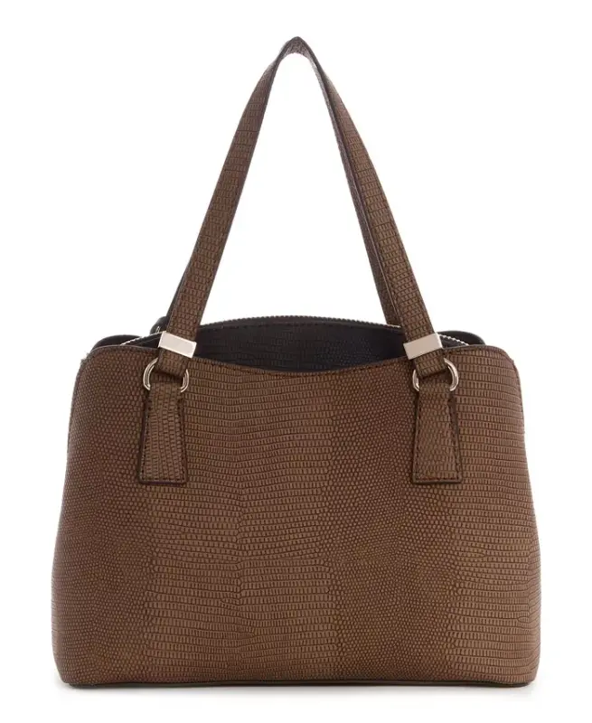 Lyndi Small Triple Compartment Girlfriend Satchel - Chestnut Multi - 4
