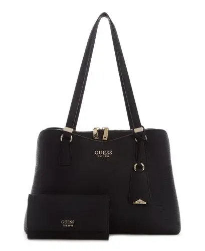 Lyndi Large Girlfriend Satchel - Black - 4
