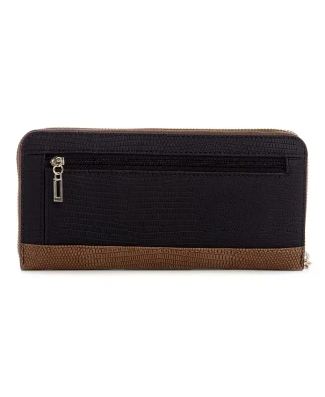 Lyndi Large Zip Around Wallet-Chestnut Multi - 3