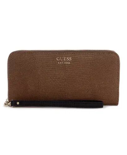 Lyndi Large Zip Around Wallet-Chestnut Multi - 1