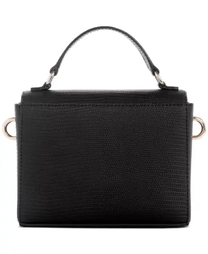 Lyndi Mini Top Handle Flap Crossbody-Black - 4