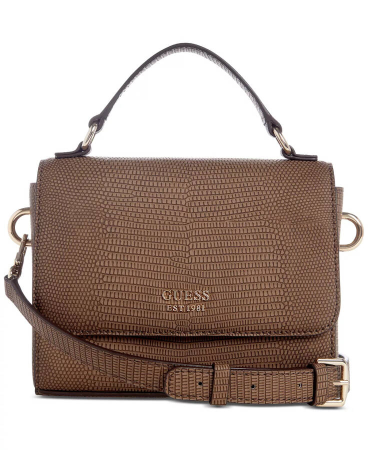 Lyndi Mini Top Handle Flap Crossbody Chestnut Multi - 1