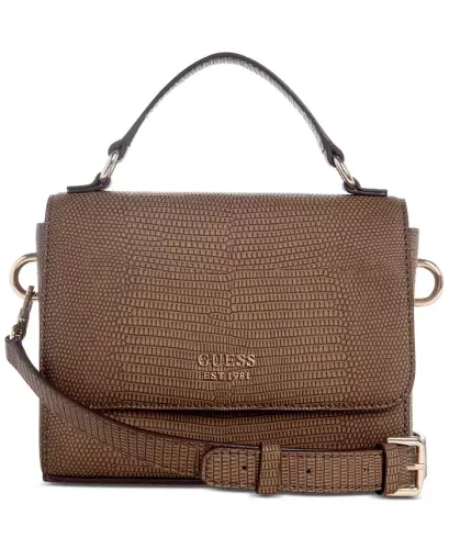 Lyndi Mini Top Handle Flap Crossbody-Chestnut Multi 