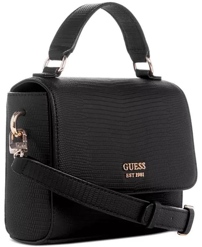 Lyndi Mini Top Handle Flap Crossbody-Black - 2