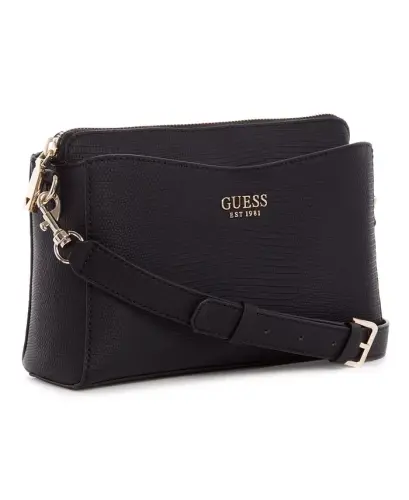 Lyndi Small Triple Compartment Girlfriend Crossbody-Black - 5