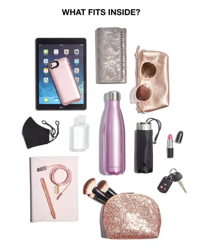 Lyndi Small Triple Compartment Girlfriend Satchel-Black - 6