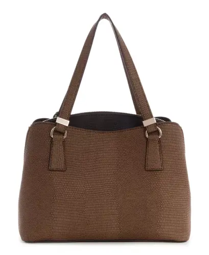 Lyndi Small Triple Compartment Girlfriend Satchel-Chestnut Multi - 4