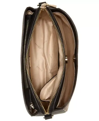Lyndi Small Triple Compartment Girlfriend Crossbody-Chestnut Multi - 3