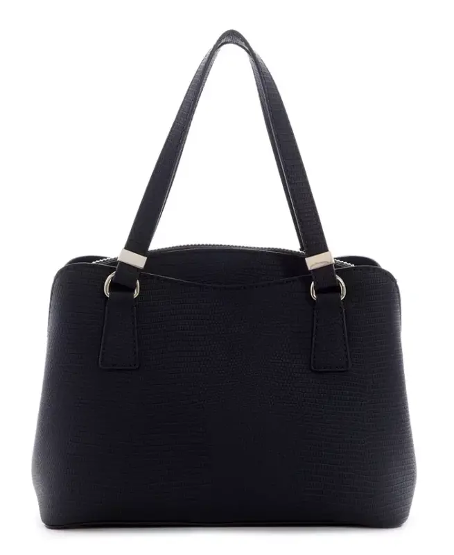 Lyndi Small Triple Compartment Girlfriend Satchel - Black - 4
