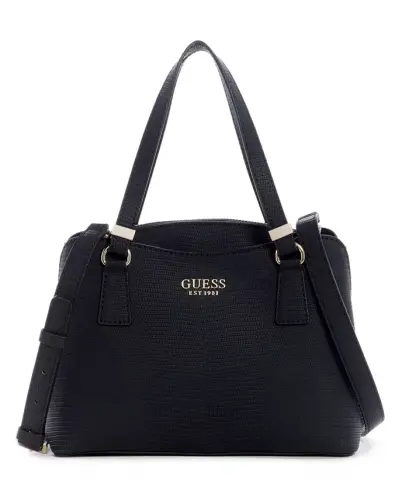 Lyndi Small Triple Compartment Girlfriend Satchel-Black - 1