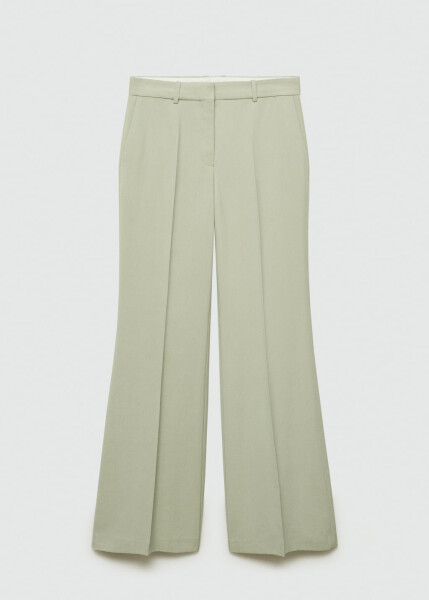 Lyocell fabric pants - Pastel Green - 1