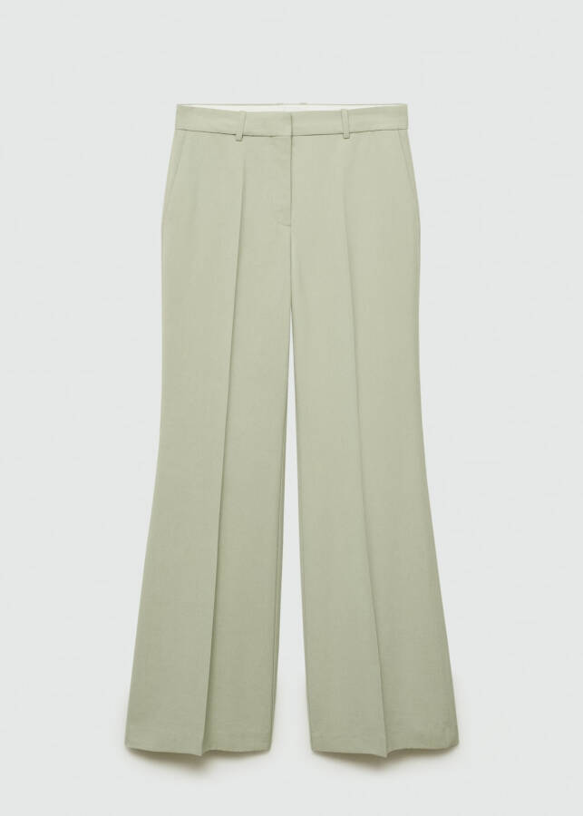 Lyocell fabric pants - Pastel Green - 1