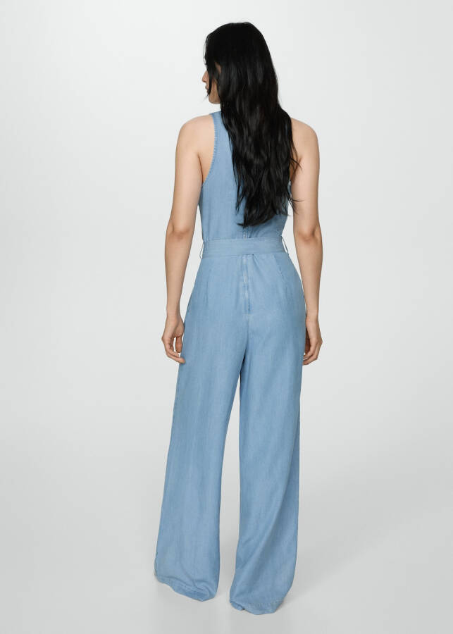 Lyocell tie-detail jumpsuit - 30