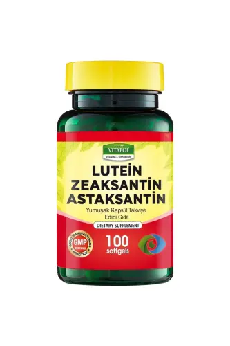 Lyutein 15 mg Astaksantin Zeaksantin 100 Kapsula - VITAPOL (1)
