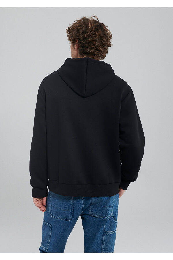 M Logo Printed Hooded Black Sweatshirt 0s10106-900 - 22