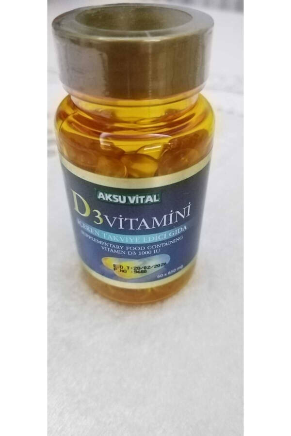 M03014 Vitamin D3 500 Mg X 60 Soft Gel Aksuvital - 1