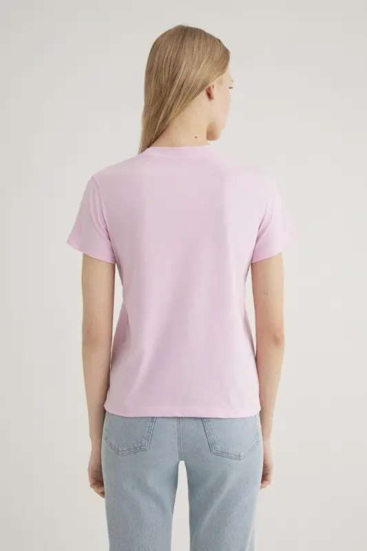 M1612956-71117 Women's Floral Print Graphic T-shirt - 5