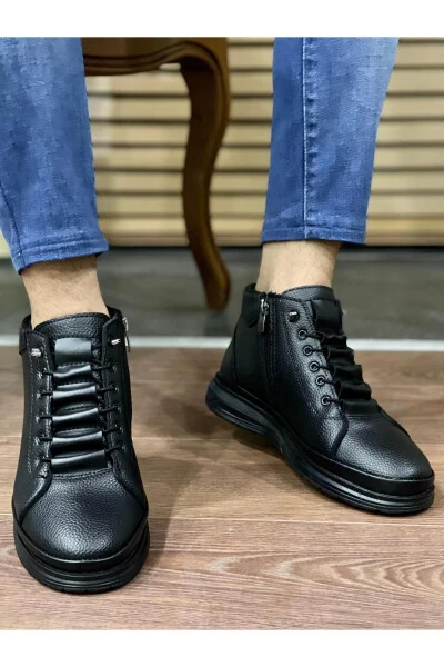 M226 Guaranteed Men's Winter Lace-Up Zipper Boots - 8