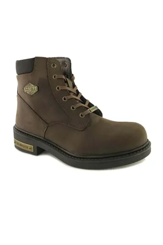 M5121 GENUINE LEATHER MEN'S BOOT CRAZY COFFEE-K - 1