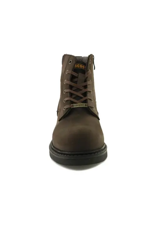 M5121 GENUINE LEATHER MEN'S BOOT CRAZY COFFEE-K - 2