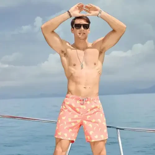 maamgic Boys Swim Trunks with Compression Liner 4-Way Stretch Quick Dry Swim Shorts Swimming Trunks Toddler Boy - 5