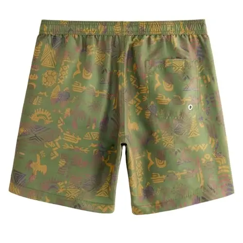maamgic Mens Swim Trunks Quick Dry Swim Shorts with Mesh Lining Funny Swimwear Bathing Suits 7inch - MAAMGIC (1)