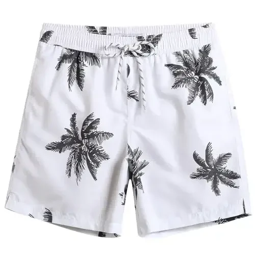 maamgic Mens Slim Fit Swim Shorts Swim Trunks 7 inch Quick Dry Mens Bathing Suits with Mesh Lining - MAAMGIC